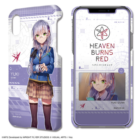 『ヘブンバーンズレッド』デザジャケット iPhone X/XSケース&保護シート デザイン02(和泉ユキ)